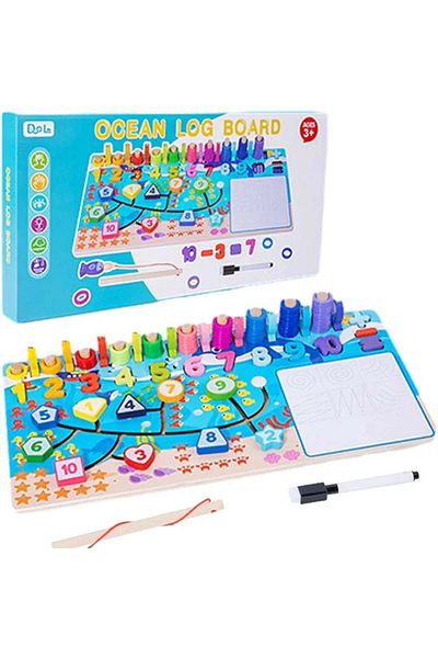 rexa Kids Educational Matching Wooden Trafic Ocean Farm Dinosaur Board Puzzle Game