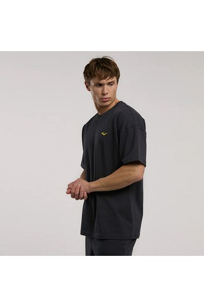 EVERLAST Ανδρικό μπλουζάκι Ever Classics Oversize με στάμπα στην πλάτη καπνιστό