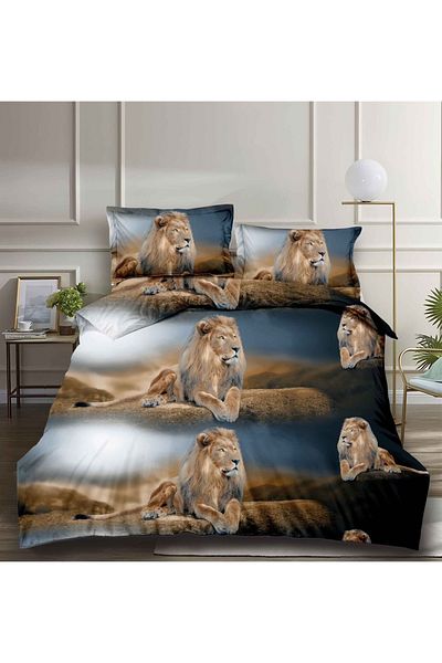CHIRASO CHIRASO 3D Bedding Set, 6 pieces, Classic Sheet 240x250cm, Duvet Cover 200x230cm, 4 Pillowcases