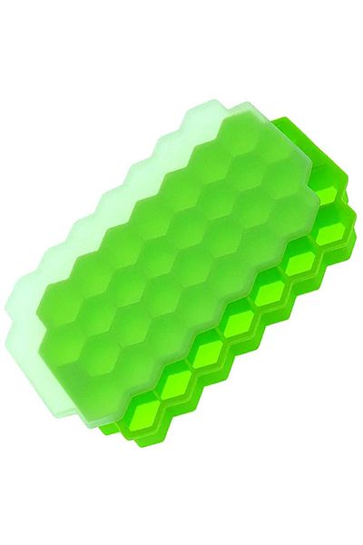 Aptel Ice cube tray, 37 cubes, hexagon shape, silicone, 20x12x2.5 cm