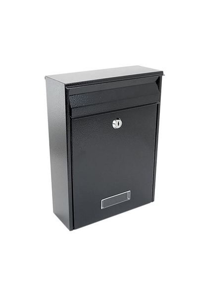 damech Mailbox, black, B5 format, 22x9x30 cm,