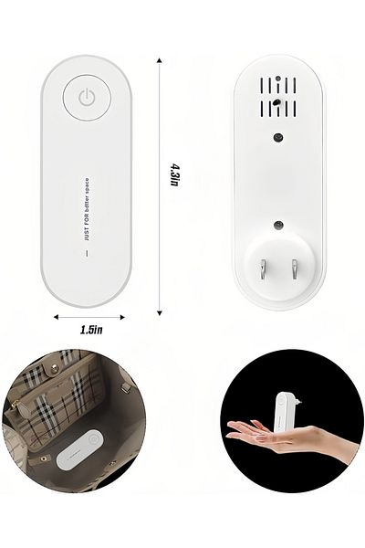 COOYA Plug-in Air Purifier,Mini Portable Air Purifier for Home & More Suitable for Bedrooms, Toilets