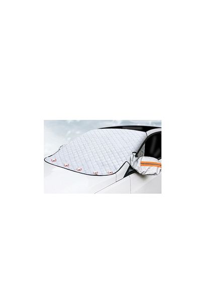 Nabi Market Husă pentru parbriz și oglindă cu protecție la îngheț și parasolar cu 5 magneți premium 145cmx110cm