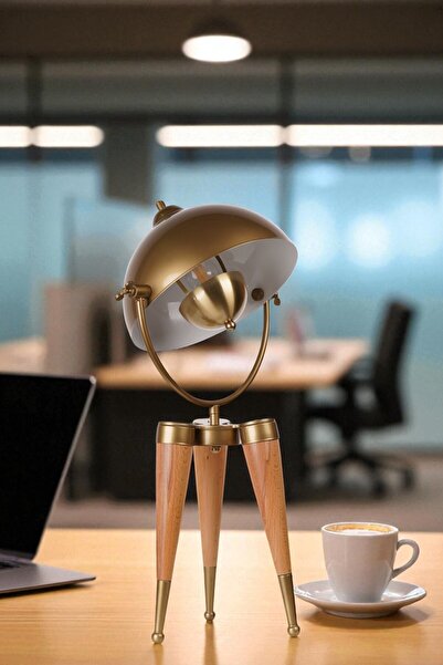 Lumexx New Style Natural Black Retro Table Lamp with Head