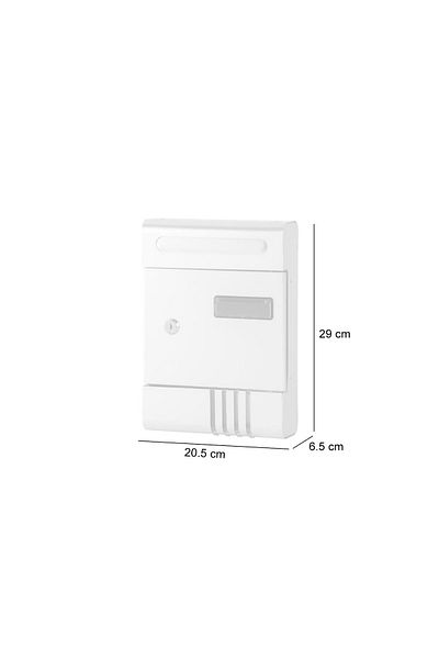 Strend Pro Mailbox, anodized aluminum, 290x205x65 mm