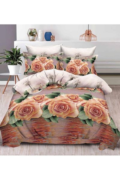 CHIRASO CHIRASO 3D Bedding Set, 6 pieces, Classic Sheet 240x250cm, Duvet Cover 200x230cm, 4 Pillowcases