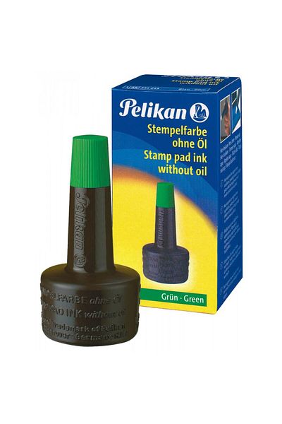 Pelikan Disc de ștampilă autocerneibil, non-uleios, capacitate 28 ml, culoare verde