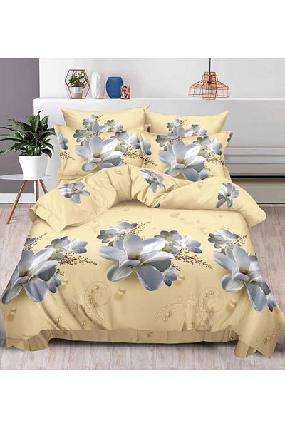 CHIRASO CHIRASO 3D Bedding Set, 6 pieces, Classic Sheet 240x250cm, Duvet Cover 200x230cm, 4 Pillowcases