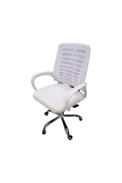 rexa Mesh Stylish & Modern Swivel Office Chair White 48x56x118 cm