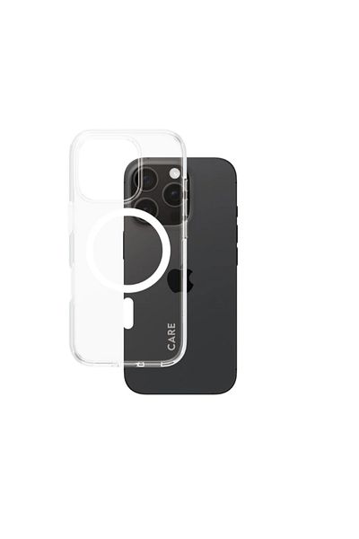 2nd Care CARE by PanzerGlass Case Flagship White MagSafe iPhone16 PRO | CARE