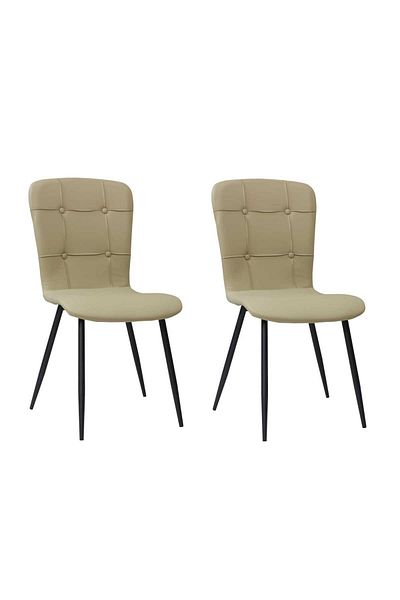 ARTA DOOR Set of 2 Luca Eco-Leather Chairs