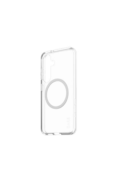 2nd Care CARE by PanzerGlass Flagship Case Transparent Urban Combat w. White Qi Compatible Samsung Galaxy S25