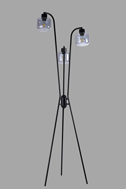 Lumexx YENİ AKASYA 3 LÜ SİYAH LAMBADER FÜME CAMLI