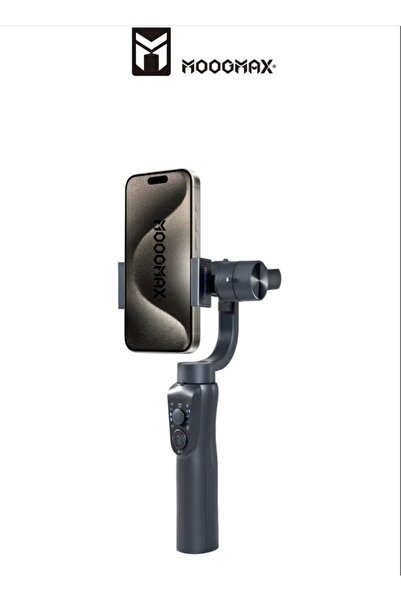 MOOGMAX مانع اهتزاز مثبت جيمبال للجوال MX S5B بتقنية 3 محاور لتصوير احترافي ثابت