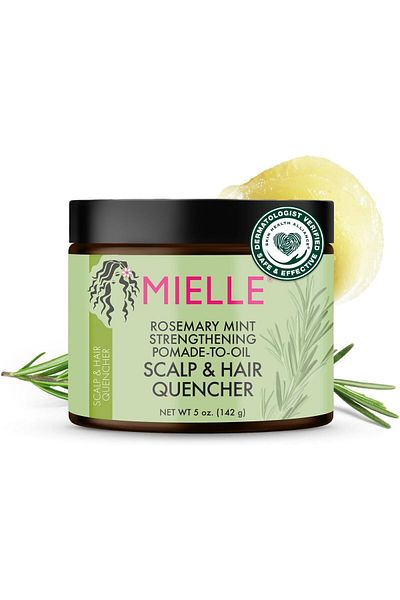 mielle organics Rosemary Mint Strengthening Pomade-To-Oil Scalp & Hair Quencher 142g