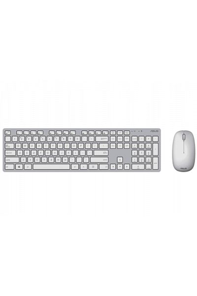 ASUS W5000 | Zestaw klawiatura i mysz | Bezprzewodowy | USA | Biały