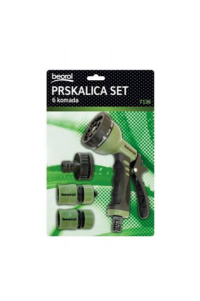 beorol Garden spray gun, shower type, 9 modes, with accessories,