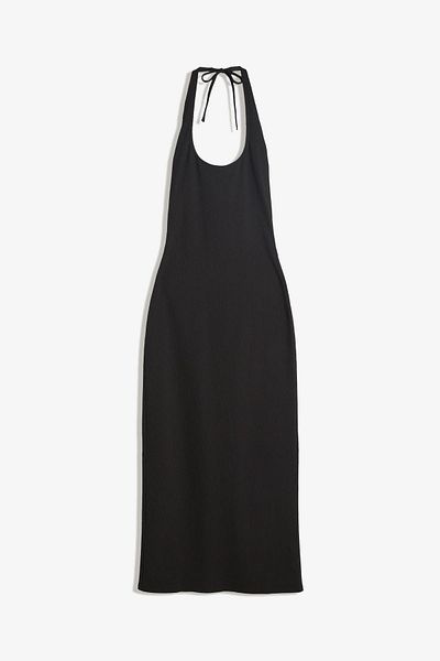 Bershka Textured midi dress