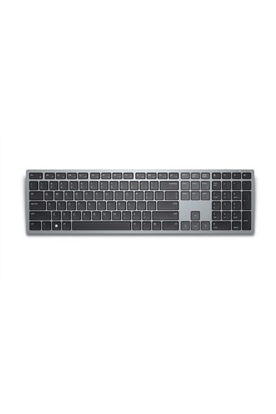 3dmodellemeofisi Bezprzewodowa Klawiatura Dell KB700 w kolorze Titan Gray - Technologia 2.4 GHz i Bluetooth 5.0,