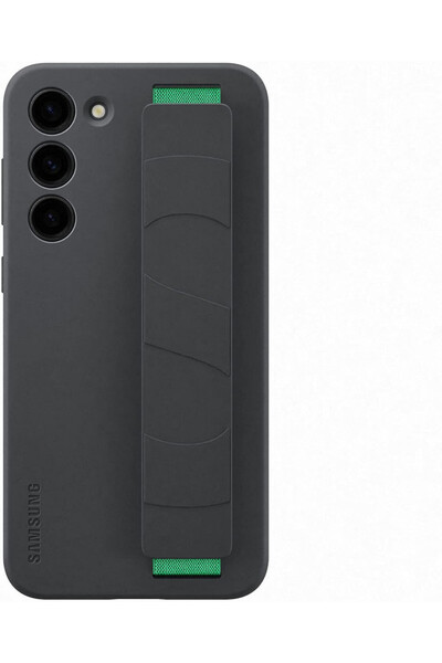 Samsung Силиконов калъф-каишка за Galaxy S23 Plus, EF-GS916TBEGWW, черен