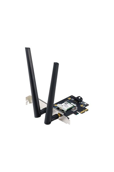 ASUS Adaptor WiFi 7 PCI-E cu 2 antene externe | PCE-BE6500 | 802.11be | Suport Mesh Nu