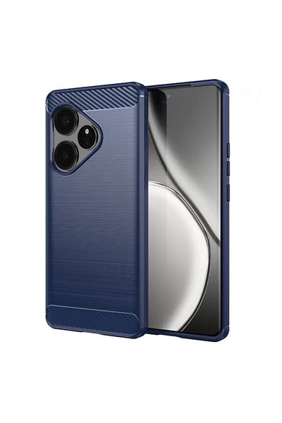 Techsuit Carcasă pentru Realme GT 6 / GT 6T - Silicon Carbon - Albastră