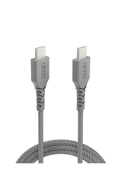 i grey iGrey 1m USB-C to USB-C Cable, Certified Saudi Made, Fast Charging and Data, Compatible with iPhone 15/16 and Android.