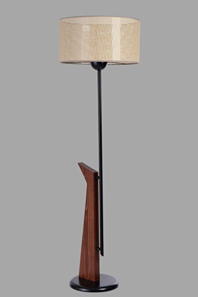 Lumexx BERZAN CEVİZ LAMBADER SİLİNDİR PETEK ABAJURLU