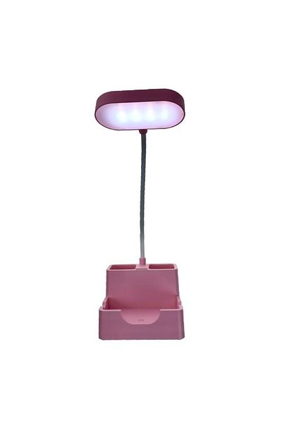 Tescomak Flexible desk lamp with mobile phone holder pink 1 pc