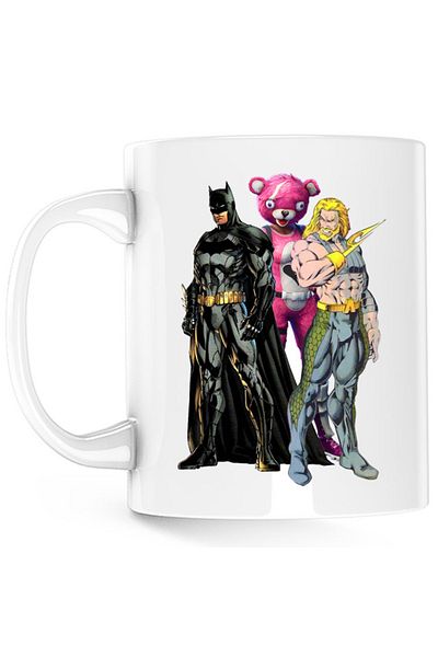 OEM Cana Batman Aquaman Fortnite Pink Fluffy Skin Weapons, alba, 330 ml
