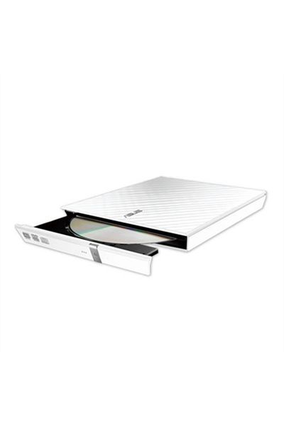 ASUS | 08D2S-U LITE | Zewnętrzny | Napęd DVD±RW (±R DL) / DVD-RAM | Biały | USB 2.0