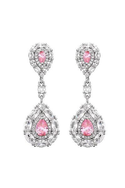 OEM Elegant Pink Chandelier Earrings