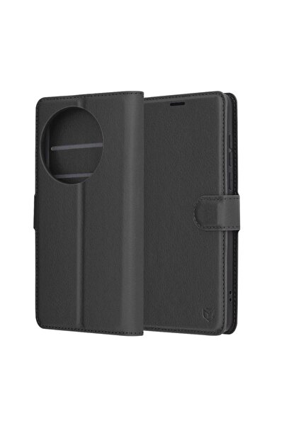 Techsuit Husă OnePlus 13 - Folio din piele - Neagră