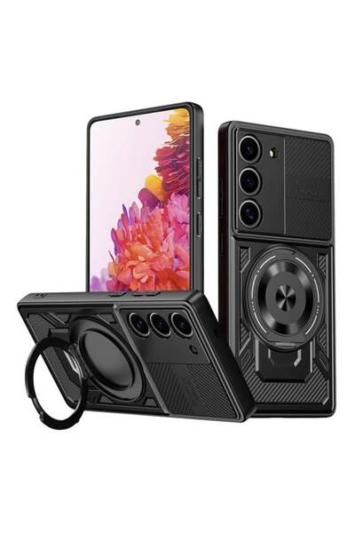 SKYDDAR INNOVATION Husă pentru Samsung Galaxy S20 FE, RuggedCam, inel magneti...