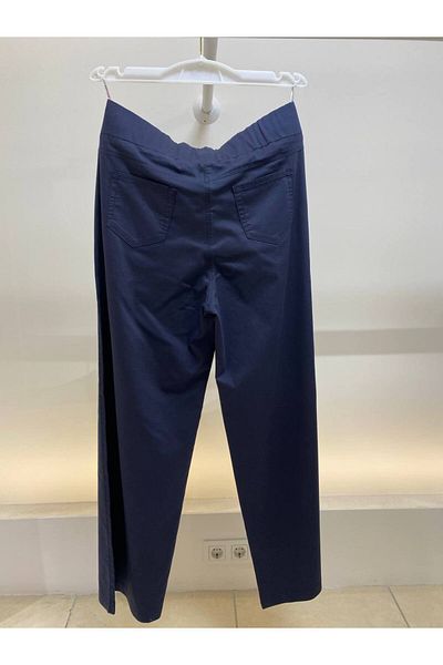 EXİTLİNE Women's Summer Straight Waist Stone Printed Drawstring Pants