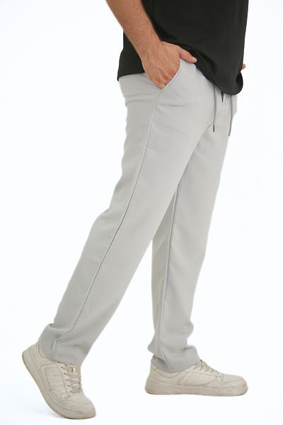 EXSPORT Double Fabric a Quality Baggy Straight Leg Trousers