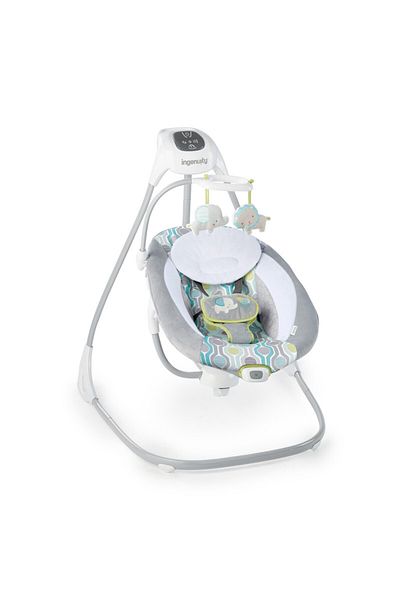 Ingenuity أرجوحة SimpleComfort Compact Soothing - Everston (من عمر 0 إلى 9 أشهر أو حتى وزن 20 رطلاً)