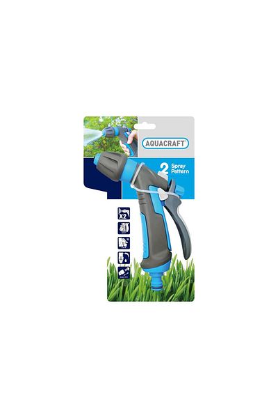 AQUACRAFT Garden spray gun, 2 modes, lock,