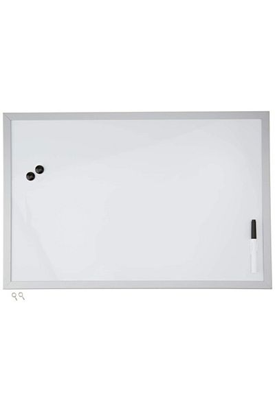 Herlitz Magnetic Whiteboard With Wooden Frame, Dimension 60x80cm