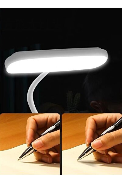 Tescomak Flexible desk lamp with mobile phone holder white 1 pc