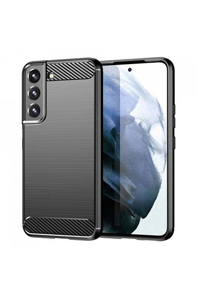 Techsuit Case for Samsung Galaxy S22 Plus 5G - Carbon Silicone - Black