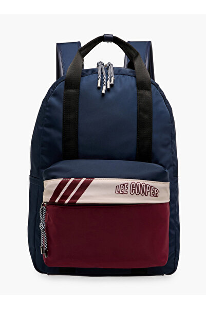 Lee Cooper Lee Cooper Colourblock Backpack with Adjustable Shoulder Straps an...