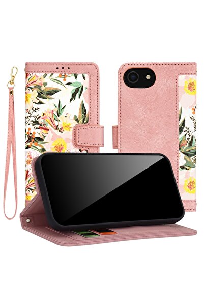 Techsuit Husă pentru iPhone SE 4 2024 - FlipCraft - Roz Inimă