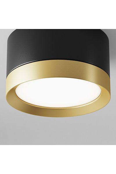 MAYTONI Spot Hoop C086CL-GX53-SRD-BG, 1xGX53, black+gold, IP20,