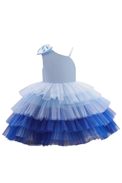 ddaniela فستان حفلات ملون أزرق إيميلي من دي دانييلا