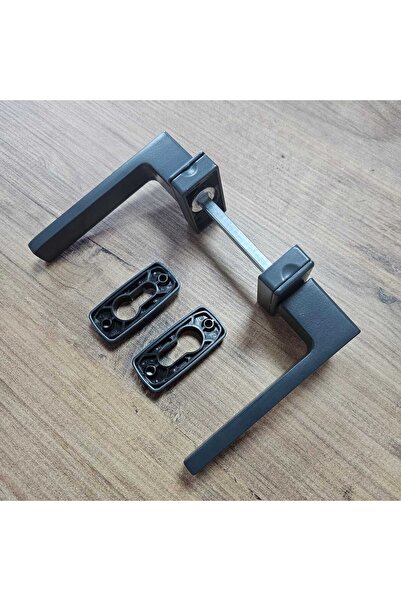 Windoform Atlas Double Sided Rosette Push Door Handle Anthracite