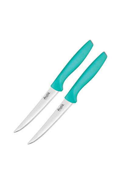 Pratik Ev Dişli Ikili Sebze Bıçak Seti Turkuaz43217-26