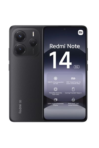 Xiaomi Redmi Note 14 Negru 6GB RAM, 128GB, 5G