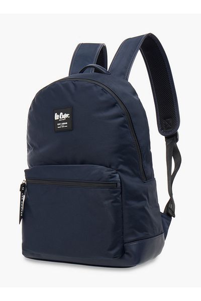 Lee Cooper Lee Cooper Solid School Backpack with Adjustable Straps and Zip Closure - 30x13x41 cm