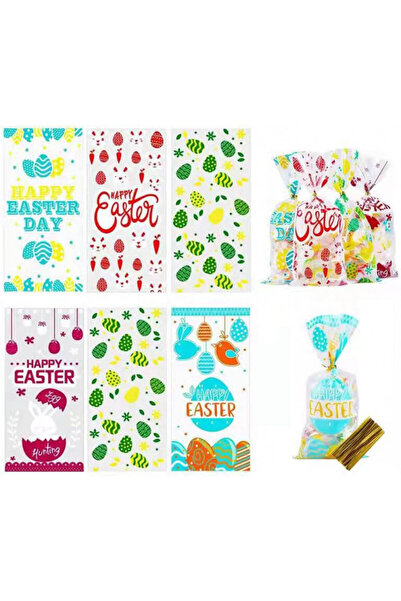 Ding Yongliang Set de 50 de pungi cu bomboane și panglici pentru legat bomboa...